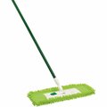 Swivel 18.75 in. Wet & Dry Dust Mop Pad Green & White , 6PK SW3305265